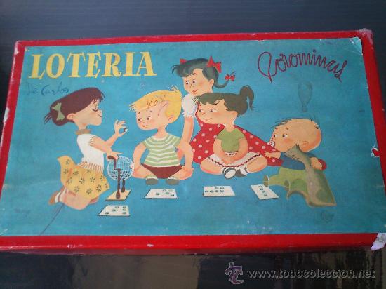 Giochi da tavolo: Juego de la Loter&iacute;a,Original,,precioso,a&ntilde;os 40-50,completo,es el de las