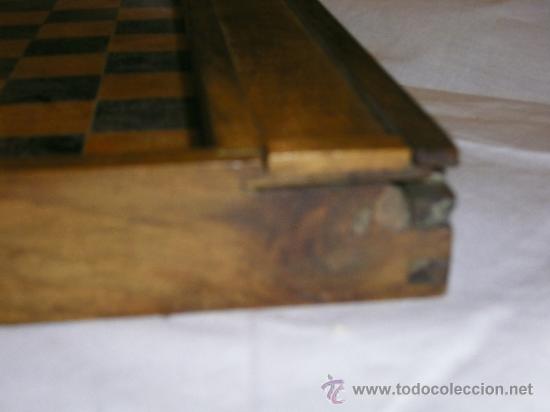Juegos de mesa: JUEGO DE DAMAS MUY ANTIGUO - Foto 4