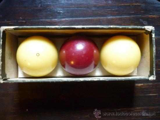 Juegos de mesa: Bolas de billar centenarias, marca Super Aramith.(Belgas) originales. - Foto 2