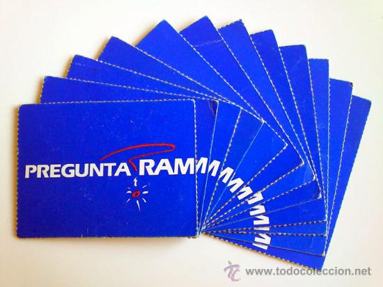Juegos de mesa: JUEGO PREGUNTA RAM - LOTE DE 12 TARJETAS - Foto 2