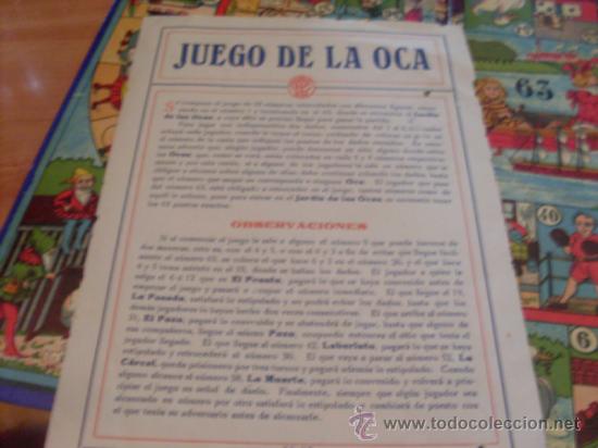 Juegos de mesa: EL JUEGO DE LA OCA . ANTIGUO (J-6) - Foto 4