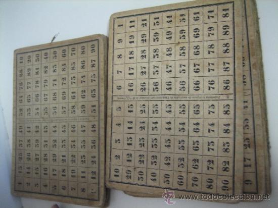 Juegos de mesa: Juego de bingo muy antiguo - Foto 5