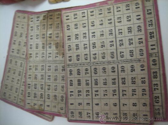 Juegos de mesa: Juego de bingo muy antiguo - Foto 3
