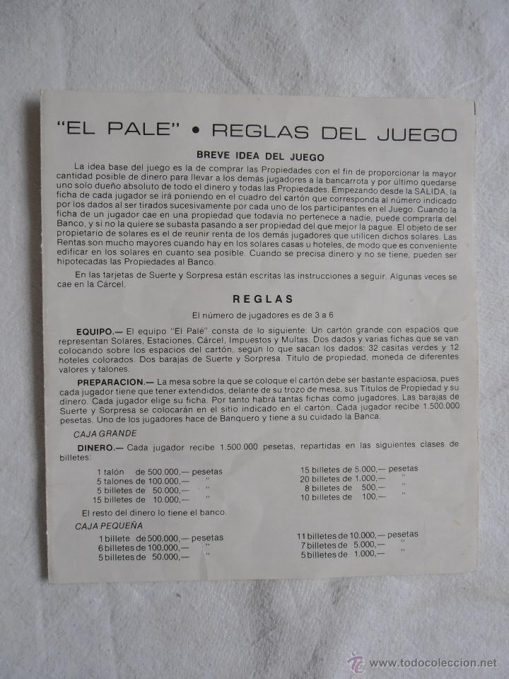 Juegos de mesa: JUEGO DE MESA EL PALE DE CEFA LEER DESCRIPCION - Foto 6