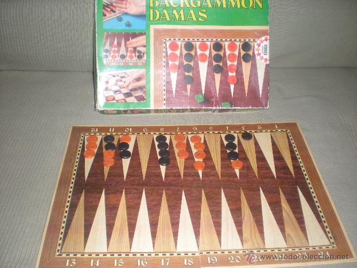 Juegos de mesa: BACKGAMMON Y DAMAS EDUCA . - Foto 1