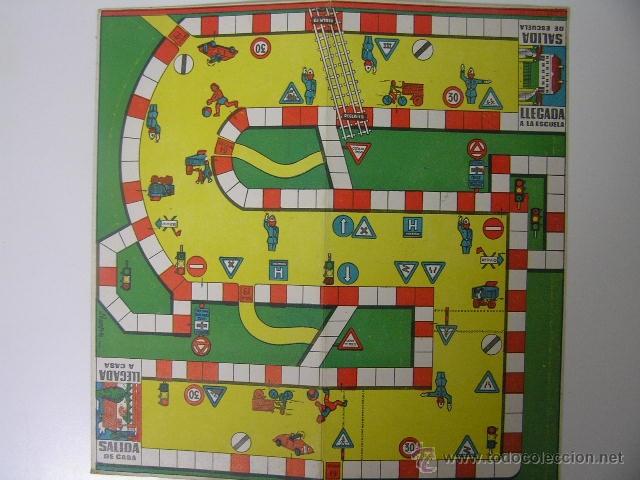 Jogos de mesa: juego se&ntilde;ales de trafico,tablero carton,juegos geyper,ilustrador algarra,ref rob bols4