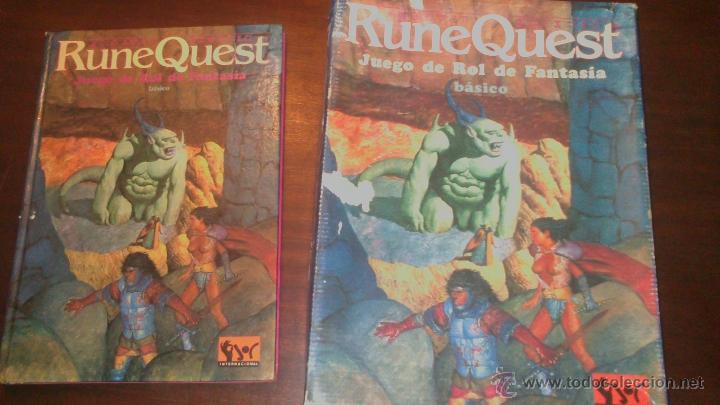 Jogos de mesa: juego completo runequest 1991 es el cl&aacute;sico libro y juego