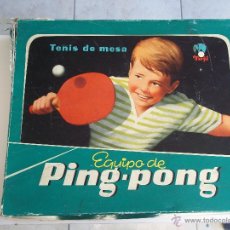 Juegos de mesa: TENIS DE MESA. EQUIPO DE PING PONG. MARFYL- EN CAJA ORIGINAL