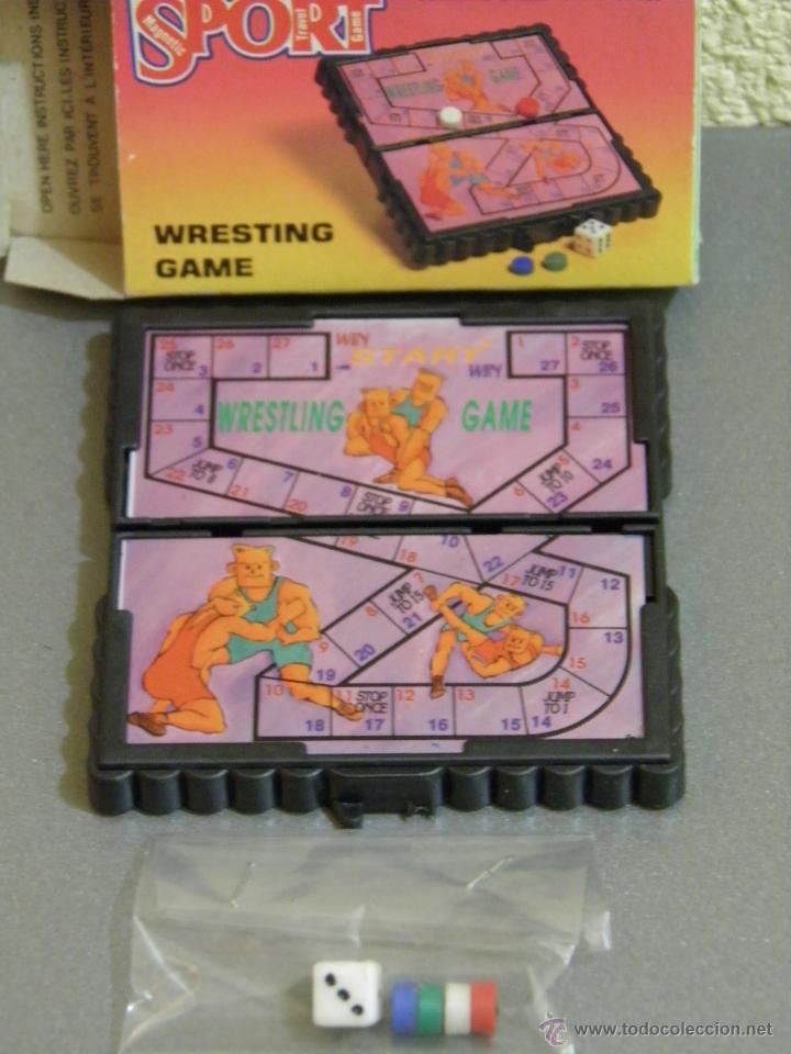 Brettspiele: JUEGO DE VIAJE MAGNETICO(POCKET TRAVEL GAME SPORT)WRESTING GAME,A&Ntilde;OS 80,A ESTRENAR