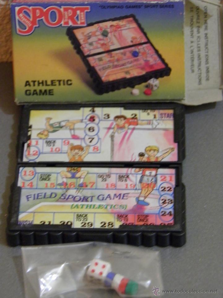 Board Games: JUEGO DE VIAJE MAGNETICO(POCKET TRAVEL GAME SPORT)ATHLETIC GAME,A&Ntilde;OS 80,A ESTRENAR