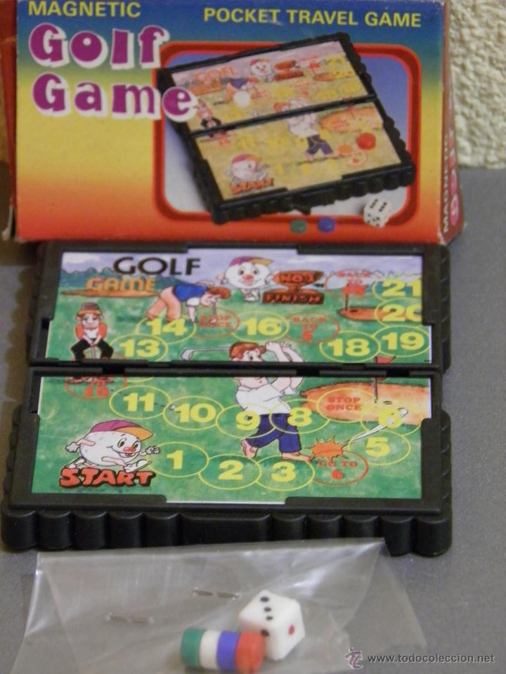 Board Games: JUEGO DE VIAJE MAGNETICO(POCKET TRAVEL GAME)GOLF GAME,A&Ntilde;OS 80,A ESTRENAR