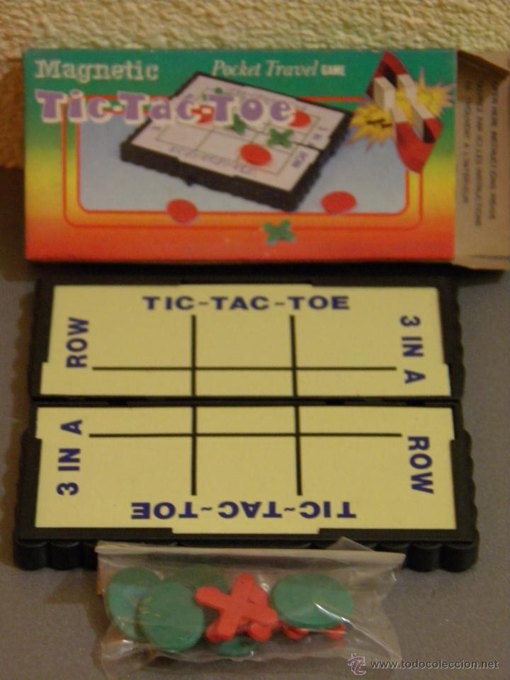 Board Games: JUEGO DE VIAJE MAGNETICO(POCKET TRAVEL GAME)TIC-TAC-TOE,A&Ntilde;OS 80,A ESTRENAR