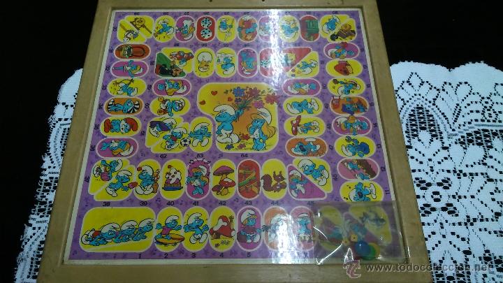 Juegos de mesa: Tablero del juego de La Oca de los Pitufos. De 1983 - Foto 3