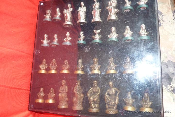Juegos de mesa: PRECIOSO AJEDREZ FIGURAS HIST&Oacute;RICAS - Foto 2