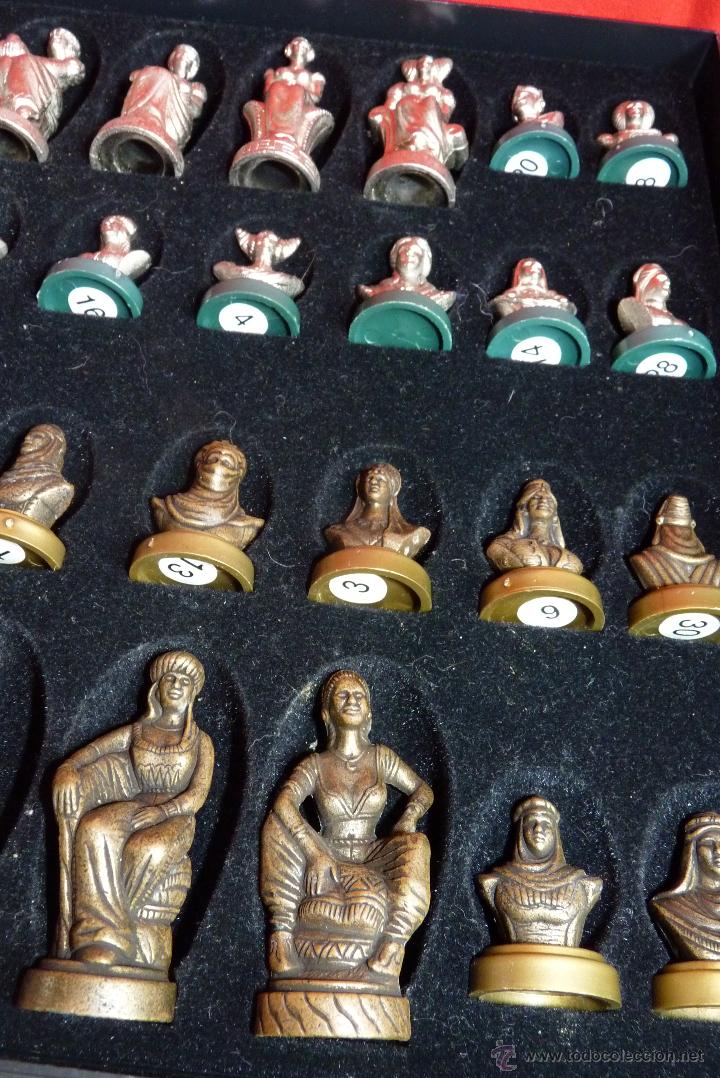 Juegos de mesa: PRECIOSO AJEDREZ FIGURAS HIST&Oacute;RICAS - Foto 5