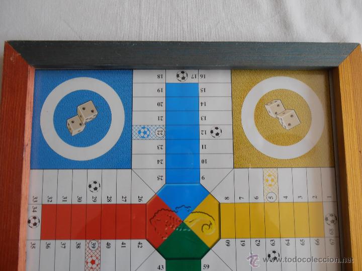 Juegos de mesa: PARCHIS Y OCA TABLERO COLORES DE MADERA - Foto 2