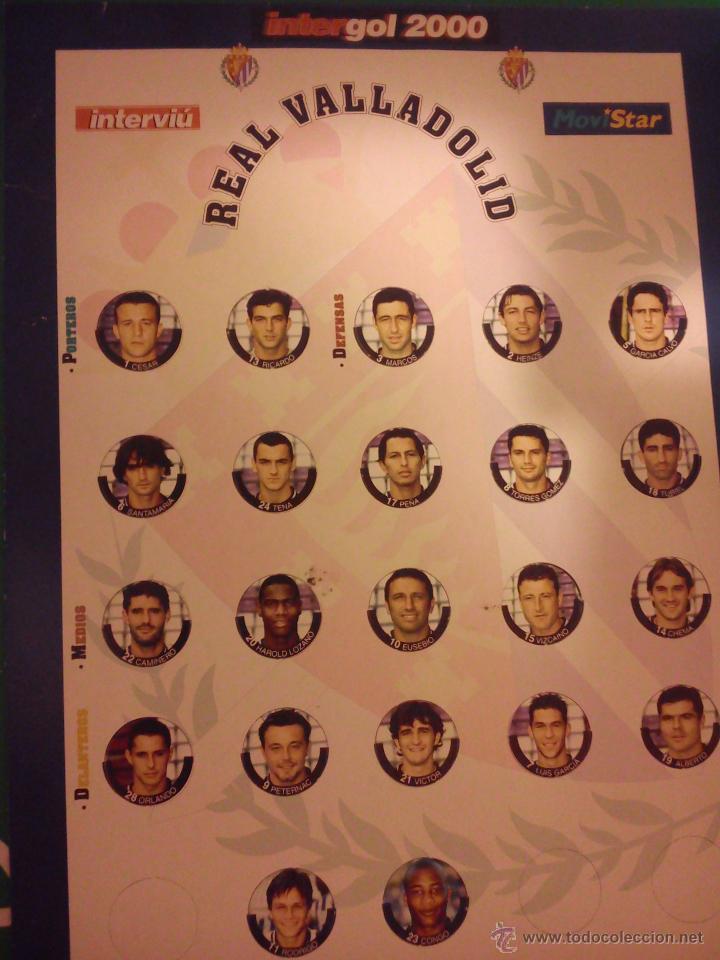 Juegos de mesa: Futbolin intergol. Real Valladolid. Completo - Foto 1