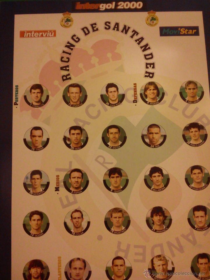Juegos de mesa: Futbolin intergol. Equipo Racing de Santander. Completo - Foto 1