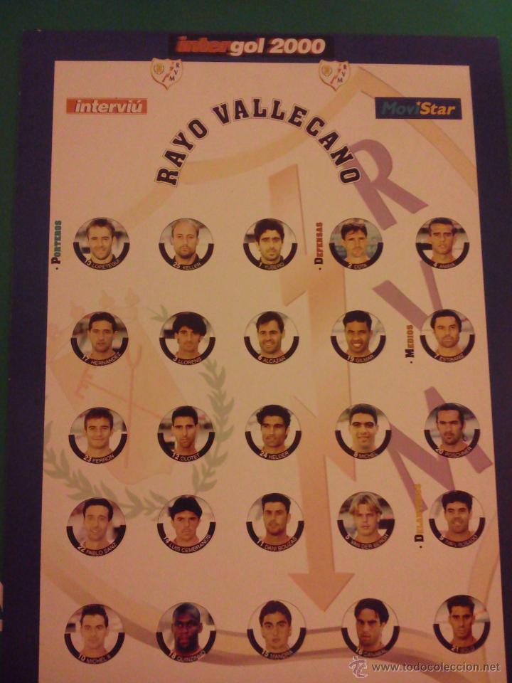 Juegos de mesa: Futbolin intergol. Equipo Rayo Vallecano. Completo - Foto 1