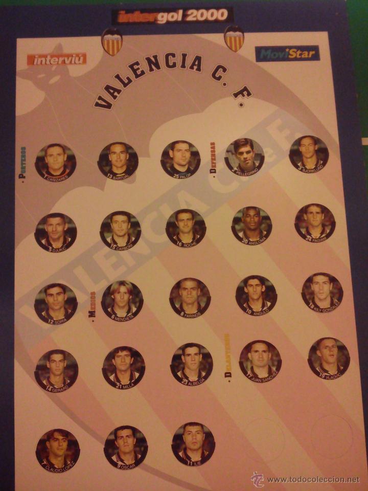Juegos de mesa: Futbolin intergol. Equipo Valencia CF. Completo - Foto 1