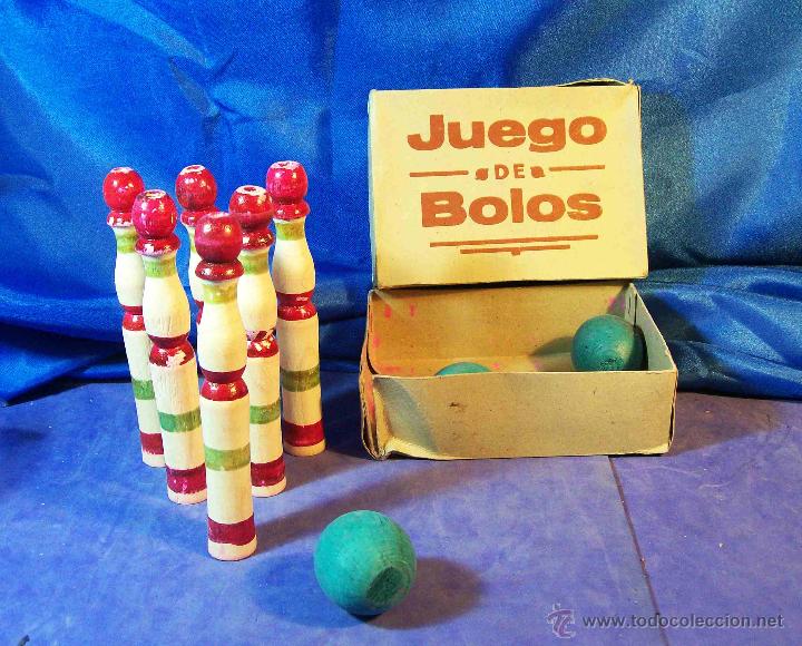 Board Games: ANTIGUO JUEGO DE BOLOS DE MADERA JUEGO DE MESA EDUCATIVO  A&Ntilde;OS 1910 APROX