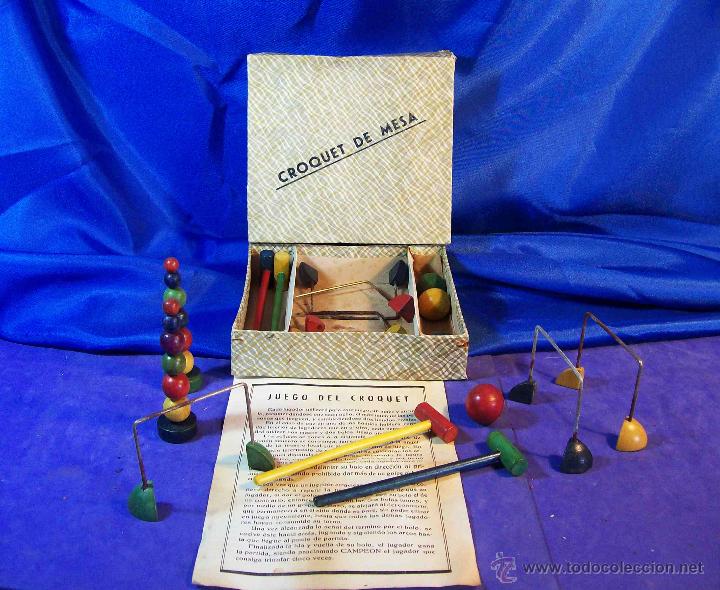 antiguo juego del croquet de mesa españa años 1 Comprar Juegos de
