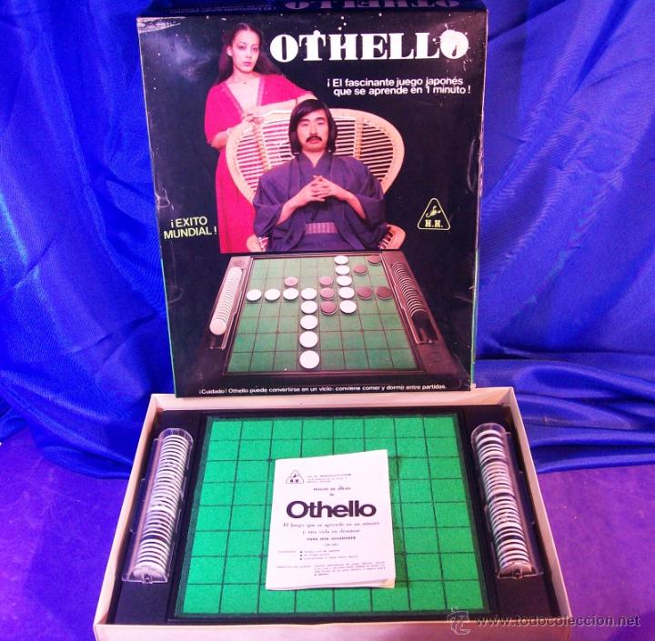 Juegos de mesa: JUEGO OTHELLO EL JUEGO JAPONES QUE SE APRENDE EN UN MINUTO ESPA&Ntilde;A A&Ntilde;OS 1970 APROX