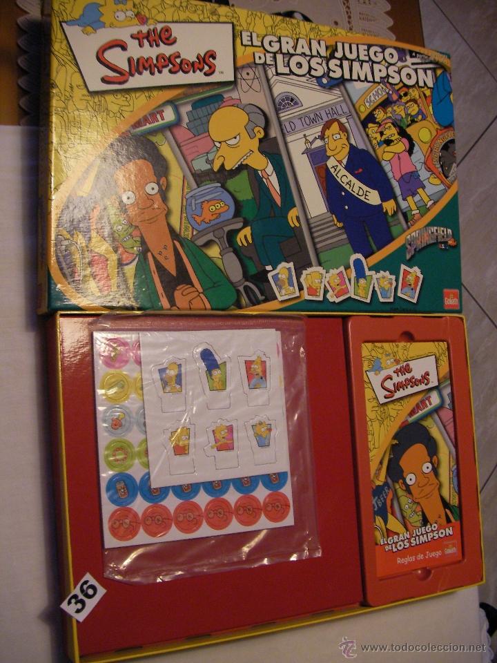 Juegos de mesa: EL GRAN JUEGO DE LOS SIMPSONS NUEVO SIN USAR - Foto 1