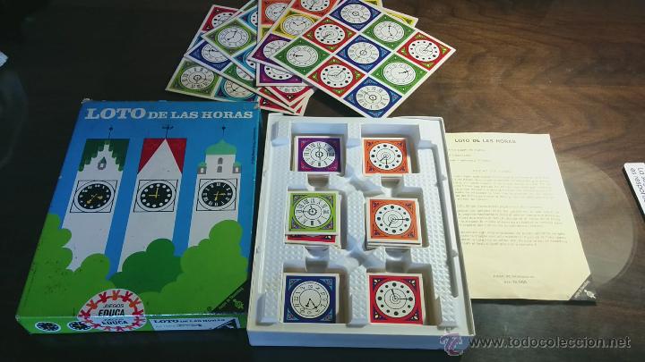 Jogos de mesa: Loto de las horas. Educa.
