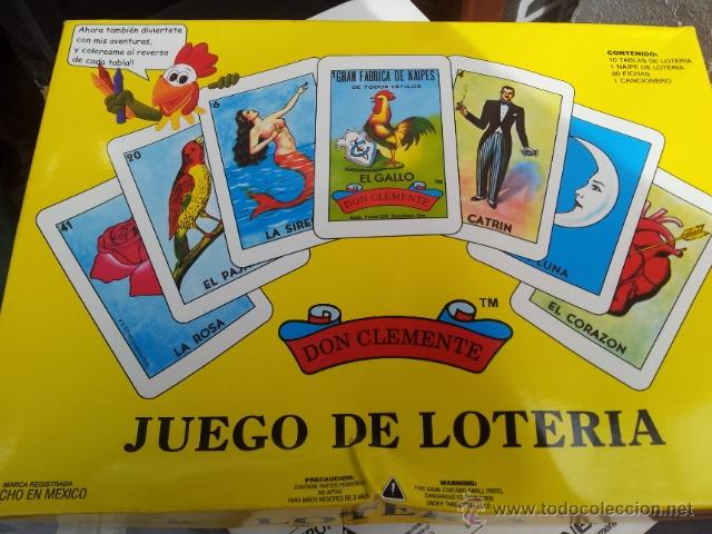 Juego De Loteria Mexicano Don Clemente Comprar Juegos De Mesa