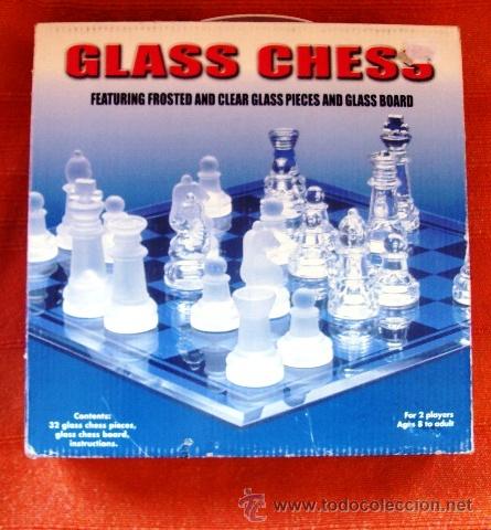 Juegos de mesa: Juego de mesa Ajedrez en cristal COMPLETO - Foto 1