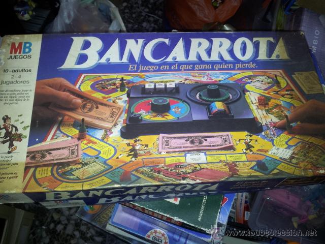 Jogos de mesa: BANCARROTA DE MB  fabricado en VALENCIA
