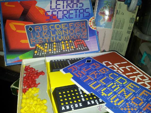 Jogos de mesa: ANTIGUO JUEGO LETRAS SECRETAS DE CEFA COMPLETO