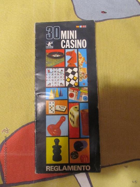 Juegos de mesa: M69 INSTRUCCIONES REGLAMENTO MINI CASINO 30 DE BORRAS A&Ntilde;OS 70 SIMILAR A JUEGOS REUNIDOS GEYPER