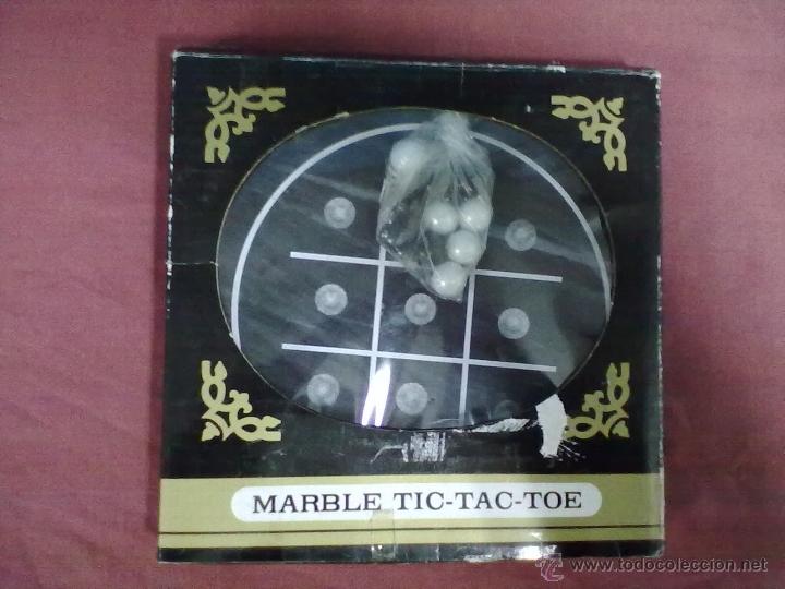 Juegos de mesa: 3 EN RAYA MARBLE TIC TAC TOE - Foto 1