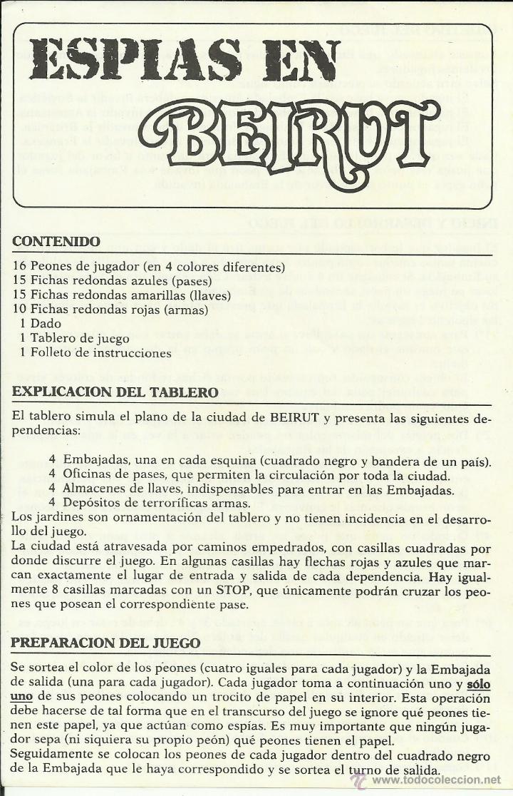 Juegos de mesa: juego de estrategia espias en beirut-factor games - Foto 4