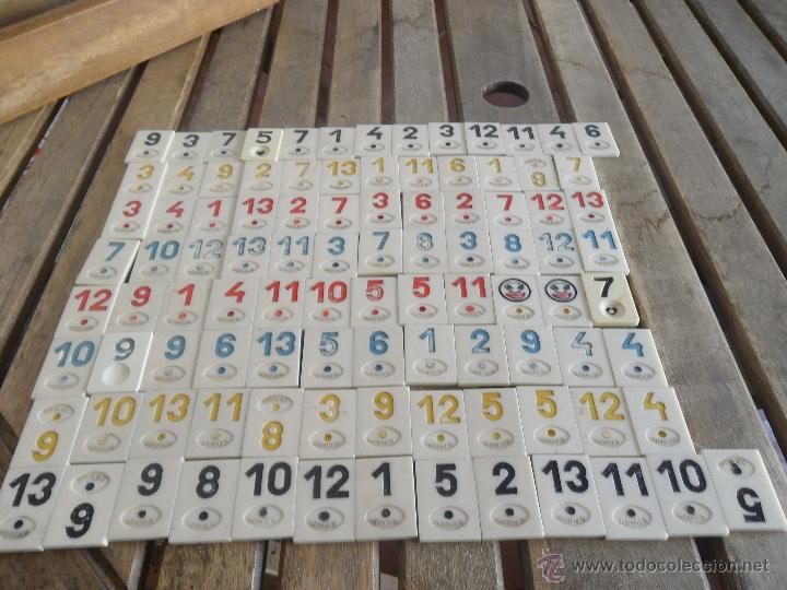 antiguo juego con fichas en caja juego de numer - Comprar Juegos de mesa antiguos en ...