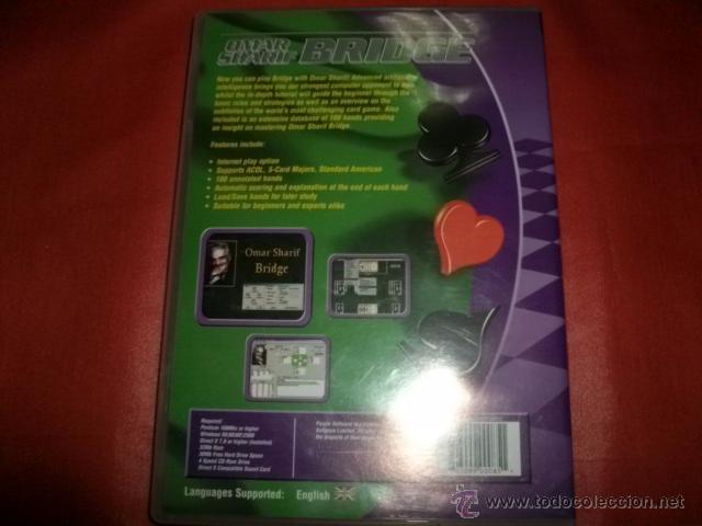 Juegos de mesa: BRIDGE OMAR SHARIF PC CD-ROM (EN INGL&Eacute;S) - Foto 3
