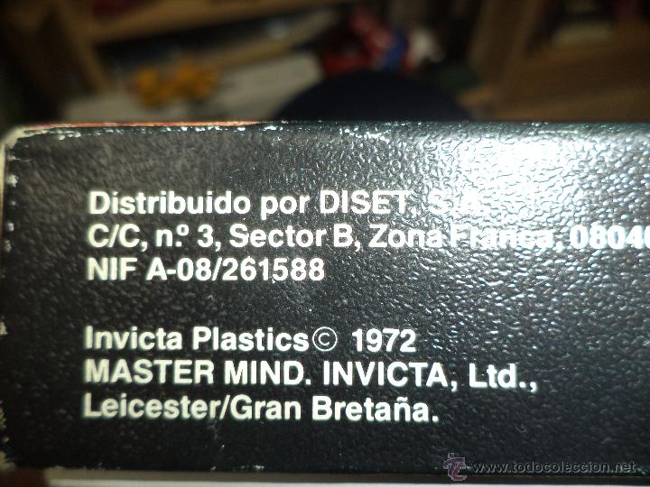 Juegos de mesa: Master Mind Original.Invicta 1972 / Diset 1978. - Foto 3