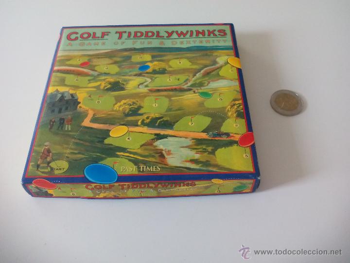 Juegos de mesa: Juego de destreza Golf Tiddlywinks. A game of fun & Dexterity.