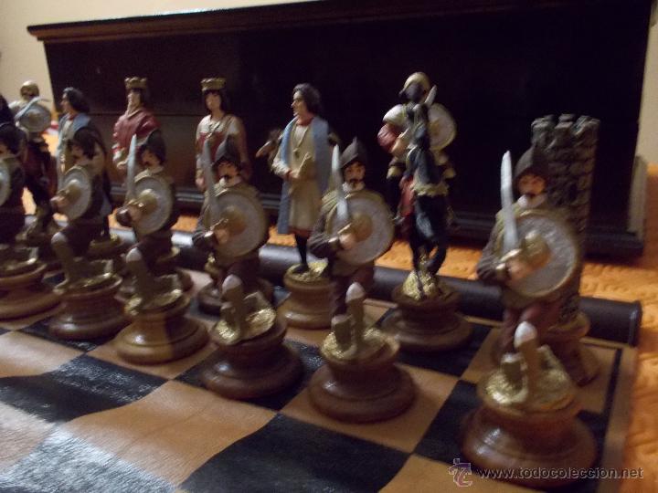 Juegos de mesa: Juego de ajedrez de plomo - Foto 17