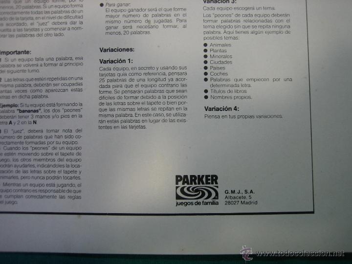 Juegos de mesa: Juego de mesa. Bodybell Boggle de Parker - Foto 9