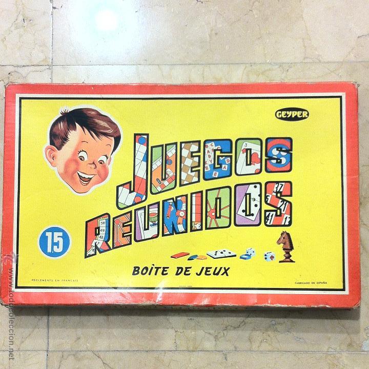 Juegos de mesa: JUEGOS REUNIDOS GEYPER 15 - 1968.