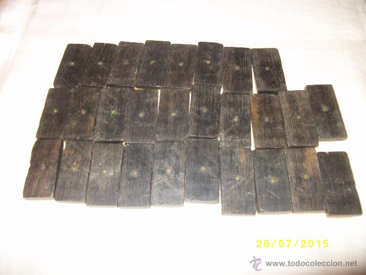 Juegos de mesa: DOMINO NUMERADA EN MARFIL DEL SIGLO PASADO - Foto 7