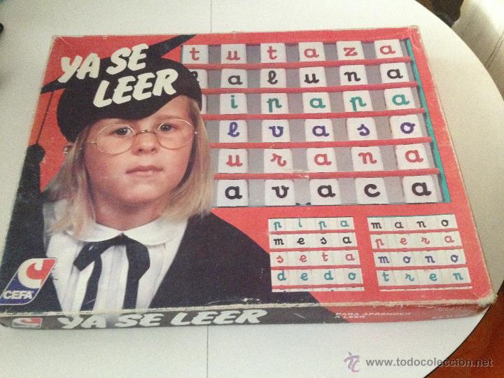 Brettspiele: ANTIGUO JUEGO DE MESA YA SE LEER DE CEFA. CASI SIN USO.