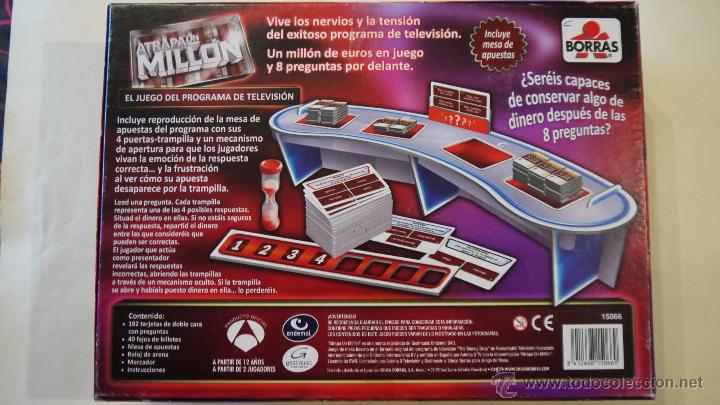 Juegos de mesa: ATRAPA UN MILL&Oacute;N - BORRAS - 2011 - COMO NUEVO - Foto 2