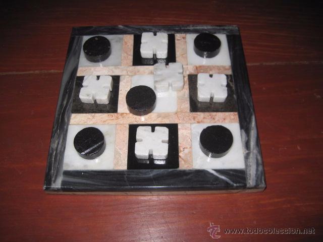 Juegos de mesa: JUEGO TRES EN RAYA DE MARMOL - Foto 1