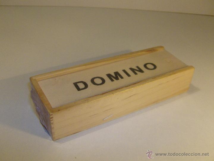 Juegos de mesa: DOMINO DE MADERA. NUEVO. PRECINTADO - Foto 1
