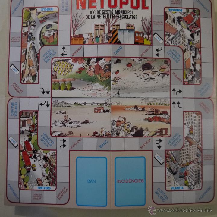 Juegos de mesa: NETOPOL. JUGA NET AMB LA TEVA CIUTAT - EDUCA - EN CATALAN - Foto 4
