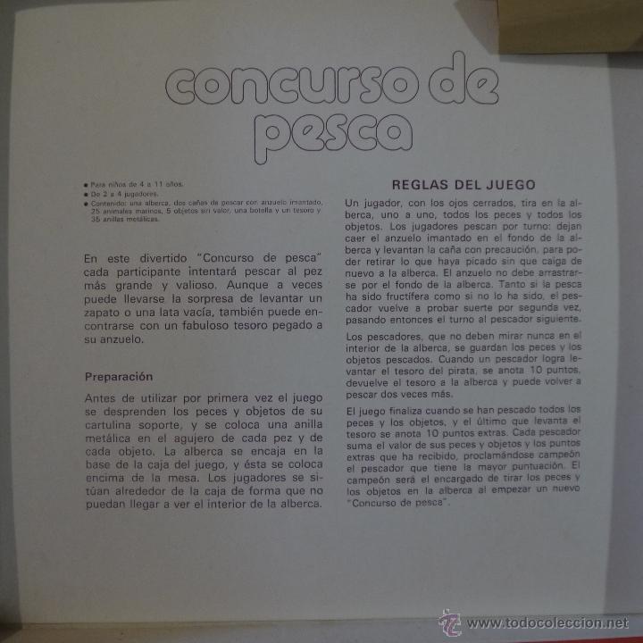 Juegos de mesa: CONCURSO DE PESCA - EDUCA - 1979 - Foto 2
